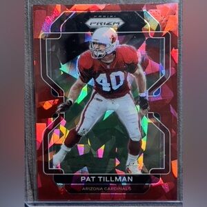 ⭐️🏈 2021 Panini Prizm Pat Tillman, Cardinals, NFL Card #83, Red Prizm - (B1)